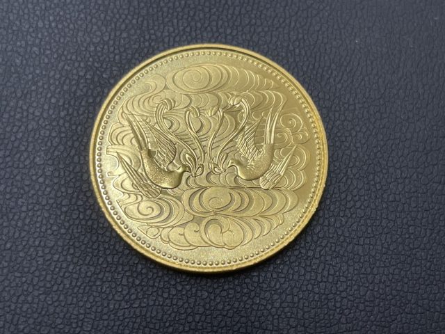 金 K24 天皇陛下御在位60年 10万円金貨 