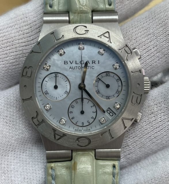 BVLGARI ディアゴノ スポーツ クロノグラフ AT 腕時計