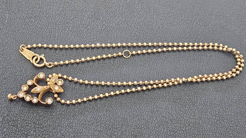 金　ネックレス　アクセサリー　金ネックレス　ダイヤ　ダイヤモンド