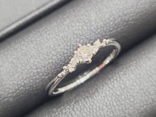 Pt950 ダイヤモンドリング 0.11ct 2.0g