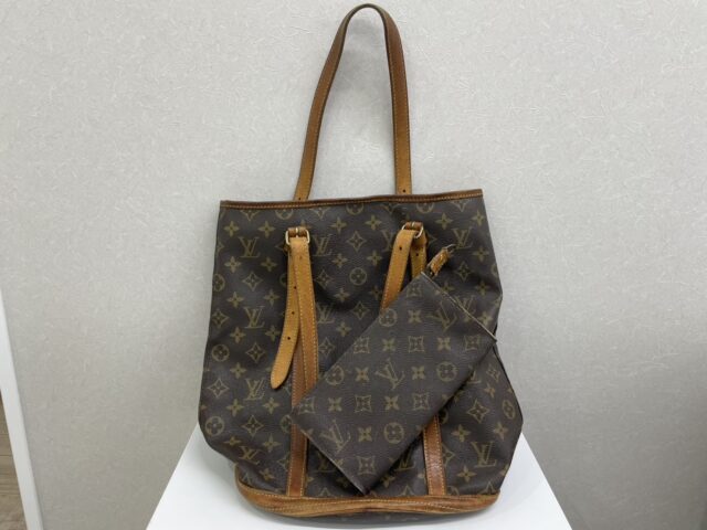 LV モノグラム バケットGM トートバッグ ポーチ有 M42236
