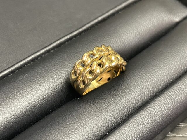 金 K18 リング 指輪 5.2g アクセサリー デザインリング