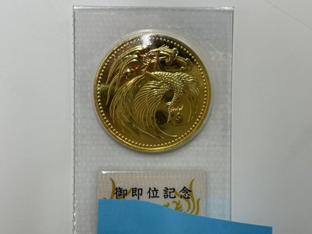 天皇 御即位記念 10万円金貨 記念硬貨 記念金貨 K24 純金
