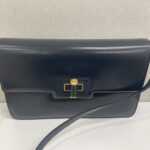 GUCCI グッチ ターンロック ネイビー ショルダーバッグ 付属品無し