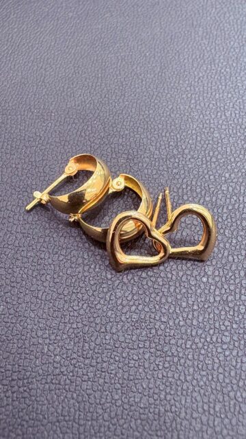 貴金属 K18 ピアス 1g