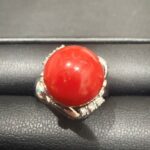 赤珊瑚 ダイヤモンド ジュエリー 指輪