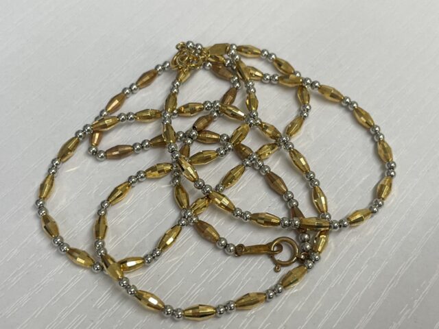 金 プラチナ K18/Pt850 コンビネックレス 15.8g アクセサリー