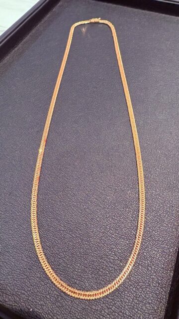 K18PG 12面喜平ネックレス