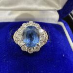 貴金属 プラチナ Pt900 サファイア 指輪