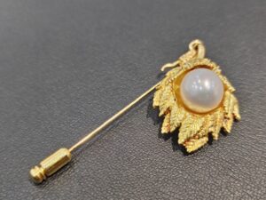 静岡市駿河区で【K18パール付きスティックピン 買取 静岡 】金/貴金属の高価買取なら買取おりづる静岡ドン・キホーテパウSBS通り店へ♪