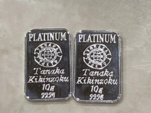 Pt999のプラチナインゴット