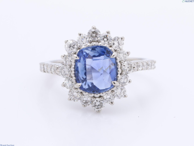 ジュエリー サファイアリング 貴金属 プラチナリング