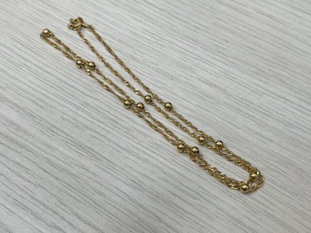 金 K18 ネックレス 4.4g 18金 アクセサリー 貴金属