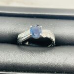 Pt900 サファイア リング md付 S1.2ct 鑑別書なし