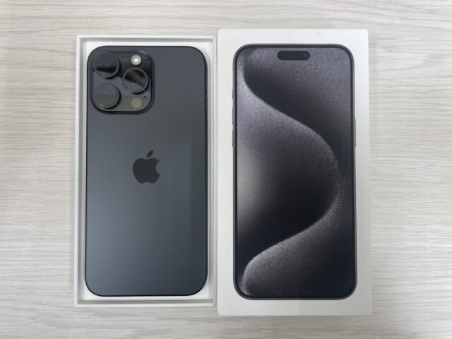 iPhone15ProMAX ブラック 256GB 最大バッテリー83%