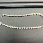 パール ネックレス 6.3~6.6mm 留め具 K14WG 真珠