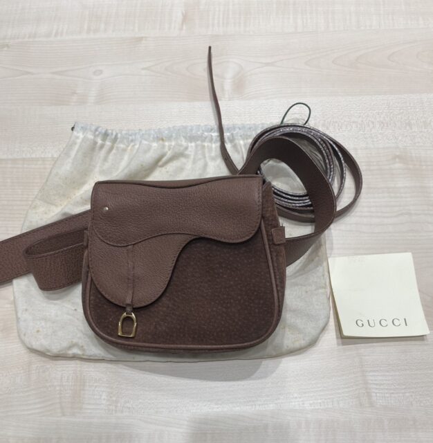 GUCCI グッチ オールドグッチ サドル ショルダーバッグ 鞄