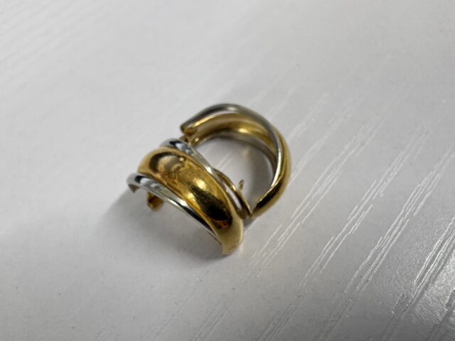 K18/Pt900 コンビイヤリング 2.5g アクセサリー 貴金属