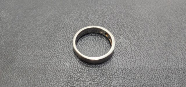 プラチナ イニシャル刻印・記念日刻印 リング/指輪