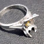 プラチナ 石の取れた指輪/リング アクセサリー