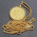 k24/k18 金貨付きネックレス 19.3g