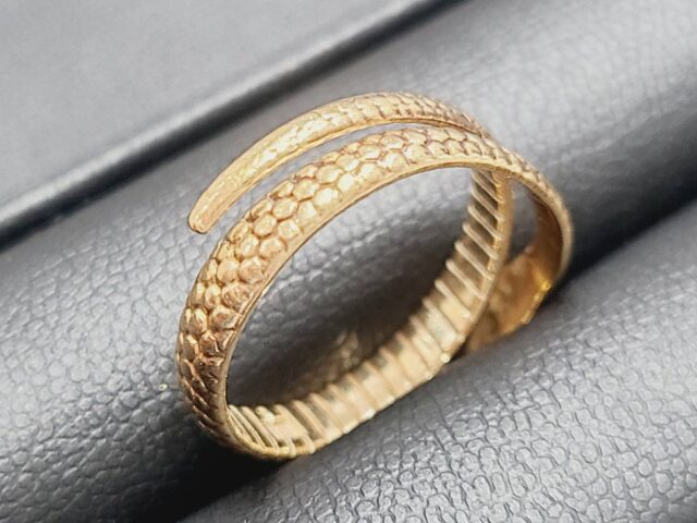 K18 デザインリング 3.6g 