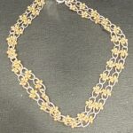 金　貴金属　K18　Pt900　コンビ　ネックレス　プラチナ