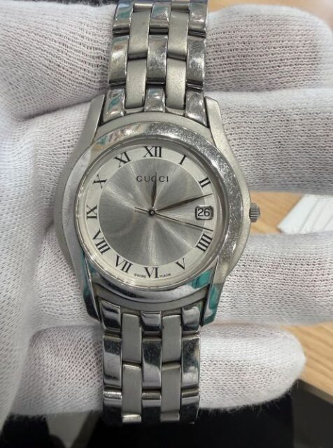 GUCCI グッチ 腕時計 5500M ブランド時計 ジャンク品(不動品)