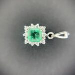 ジュエリー 宝石 エメラルド ダイヤモンド ネックレストップ