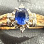 K18 リング サファイア 金 貴金属