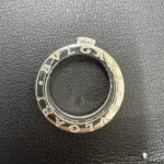 BVLGARI 750 ビーゼロワン ソリテール ハーフダイヤ リング