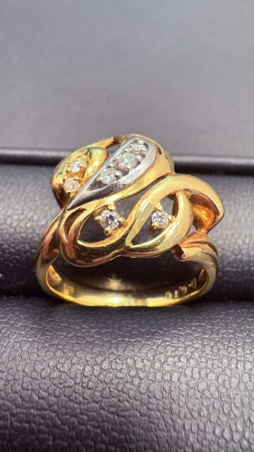 貴金属 指輪 K18 リング 