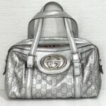 グッチ GUCCI インターロッキングG ミニボストン ハンドバッグ