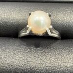 Pt900 パール付きリング