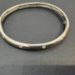 k18 ホワイトゴールド　バングル