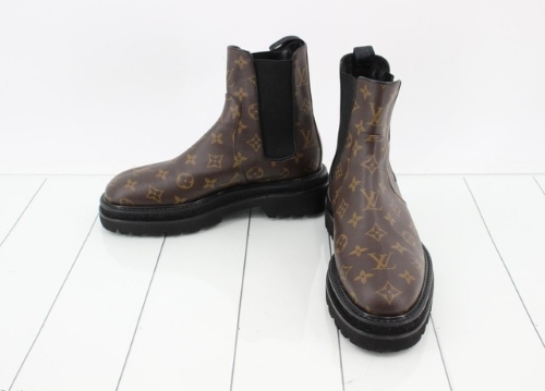 Louis Vuitton ルイヴィトン ブラックアイス チェルシーアンクルブーツ モノグラム6 1/2