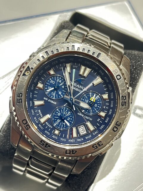 CASIO カシオ ソーラー電波時計 オシアナス