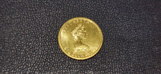 メイプルリーフ金貨　1/25オンス