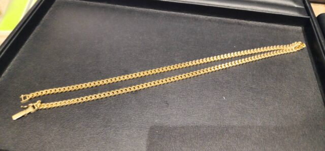 K18/18金　ネックレス　2面シングル