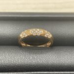 金 K18 18金 リング 指輪 メレダイヤ付き アクセサリー 貴金属