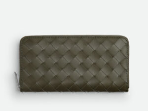 ボッテガ・ヴェネタのイントレチャート ジップアラウンドウォレット