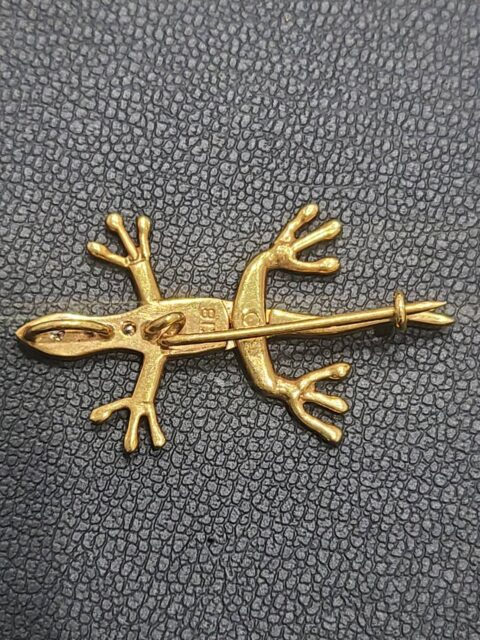 K18 ゴールドブローチ 3.3g