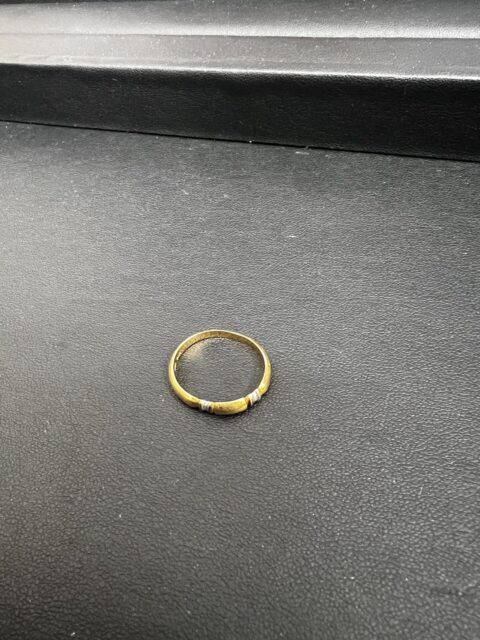 貴金属 K18 Pt コンビリング アクセサリー