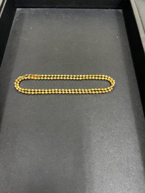 貴金属 K18ボールチェーン アクセサリー