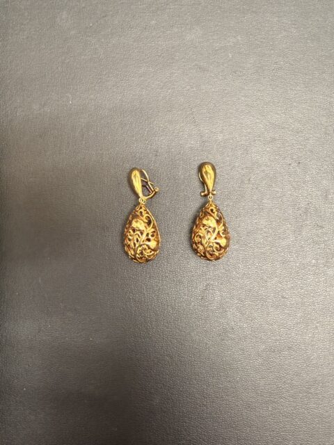 K18 デザインイヤリング