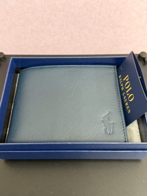 POLO ポロ 折り畳みレザー財布