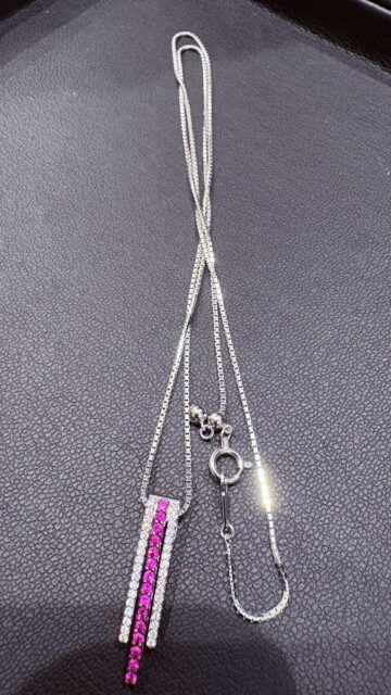 貴金属 K18WG ネックレス