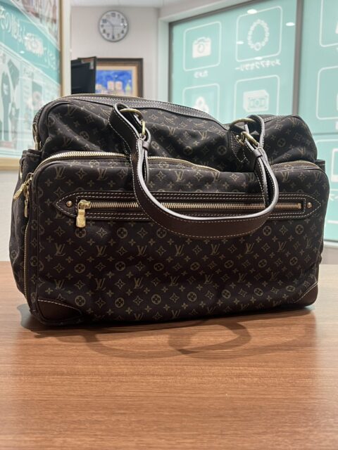 ルイヴィトン LOUIS VUITTON モノグラム ・ミニランサック・ア・ランジュ エベヌ マザーズバッグ