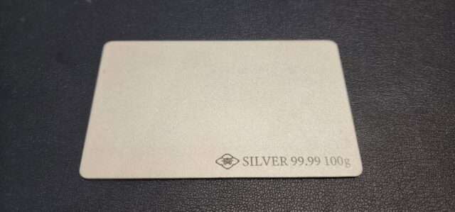 SV1000　銀　名刺