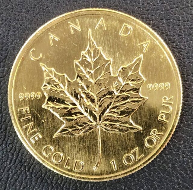 メイプルリーフ金貨　1オンス